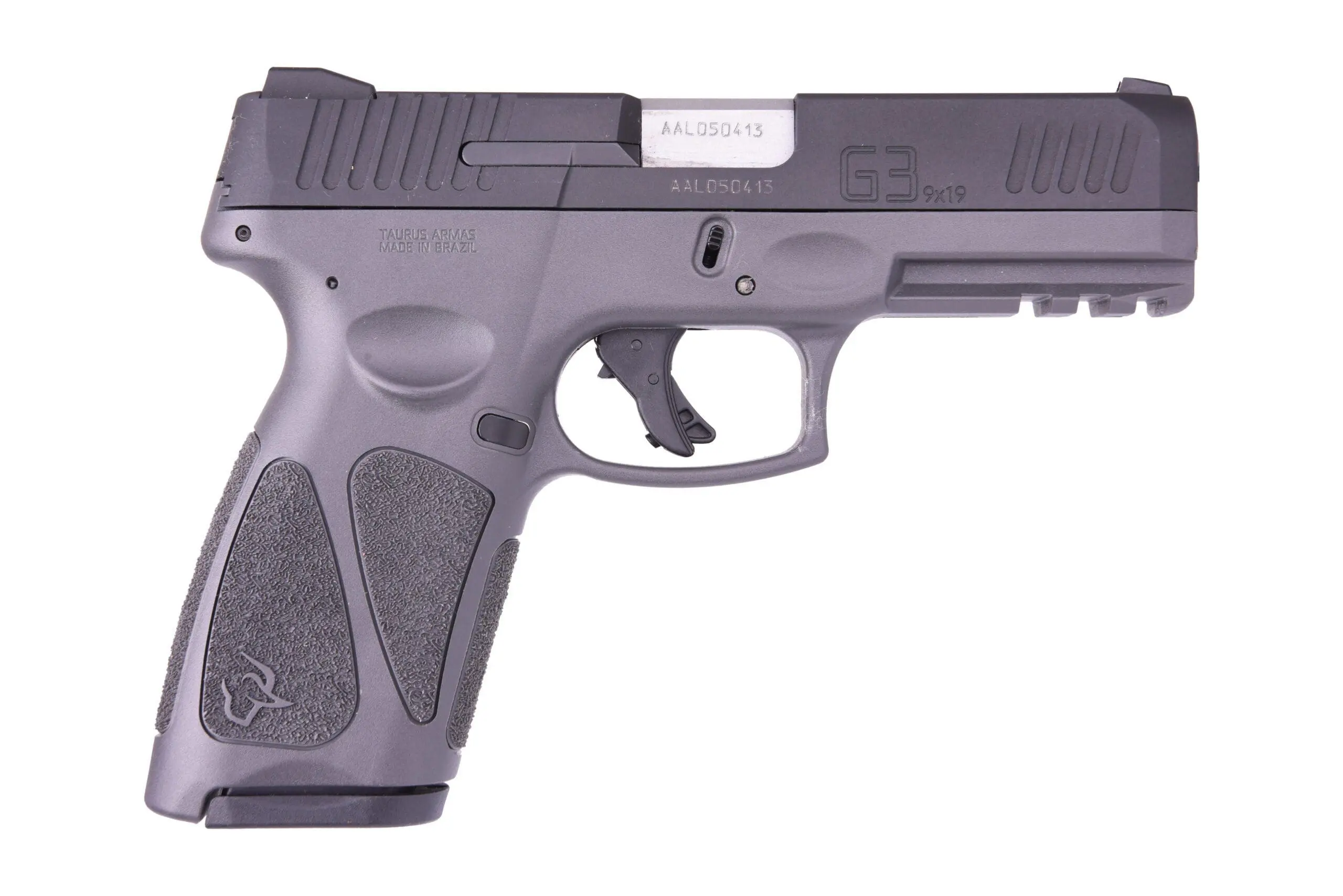 Taurus G3 9mm full-size pistol gray polymer frame black serrated slide 4.00 in barrel