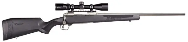 Savage Arms 57350 110 Apex Storm XP 25-06 Rem 4+1 24", Matte Stainless Metal, Synthetic Stock, Vortex Crossfire II 3-9x40mm Scope