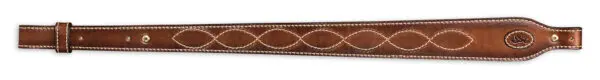 Browning 122617 Heritage Sling made of Brown Leather with Suede Backing & Buckmark Patch, 25"-28" OAL & Adjustable Design for Rifles