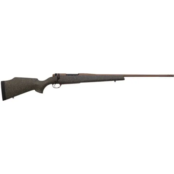 Weatherby Mark V WeatherMark LT Rifle 300 WBY 28 in. FDE with Brake RH