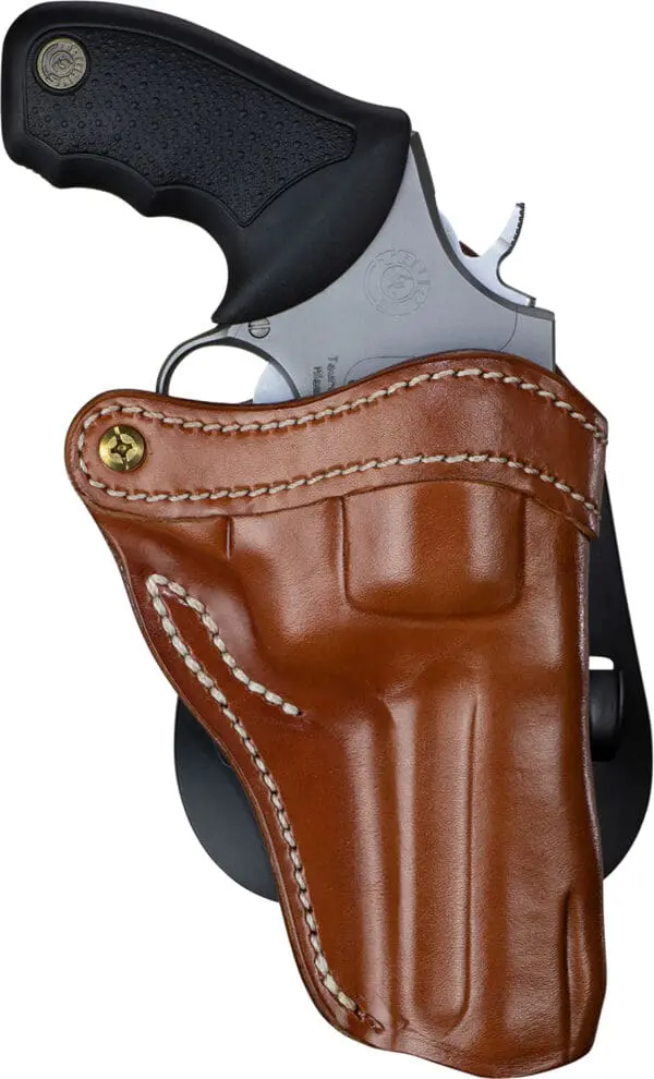 1791 Gunleather PDHR2CBRR RVH2  OWB Classic Brown Leather Paddle Fits Ruger GP100 Right Hand