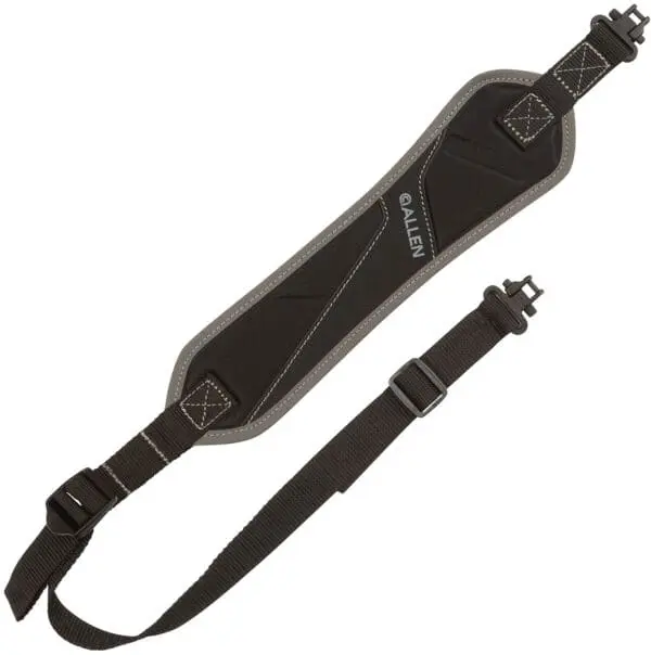 Allen 8284 Glenwood Lightweight Rifle/Shotgun Sling w/Magnum Swivels Black Nylon Webbing 15" Foam Sling Pad, Adjustable Length to 38"