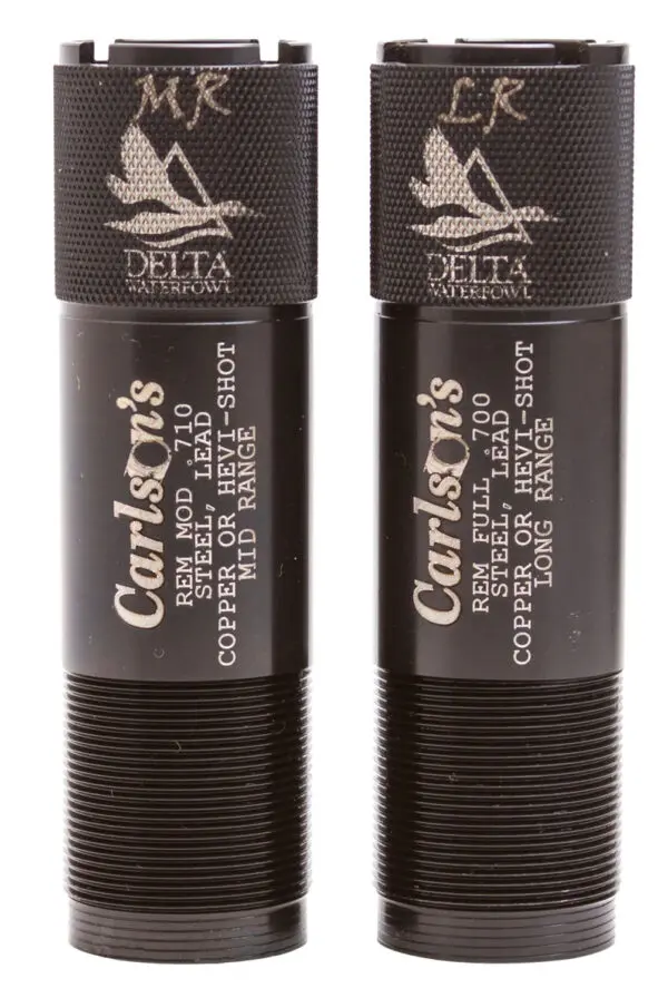Carlson's Choke Tubes 07260 Delta Waterfowl  Remington Rem Choke 12 Gauge Mid/Long Range Knurled 17-4 Stainless Steel