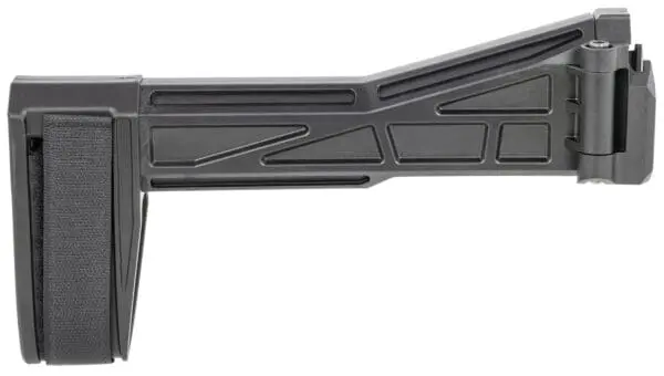 SB Tactical EV0201SB SBTEVO-G2  9.50" OAL Side Folding Black Synthetic for CZ Scorpion (Tube Not Included)