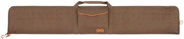 Allen 1104-52 Highland Shotgun Case 52" Brown Quilted Polyester Exterior, Front Flap Pocket w/Magnetic Closure, Lockable Zipper