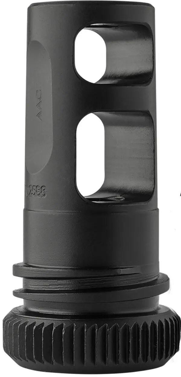 ADVANCED ARMAMENT COMPANY 64132 Blackout Muzzle Brake 22 Cal 1/2"-28 tpi, Black Steel, for AAC 51T Suppressors
