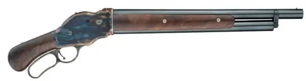 CHIAPPA 1887 SHOTGUN BOOTLEG BLACK 18.5IN RND BBL HAND OILED WALNUT STOCK 5 RND