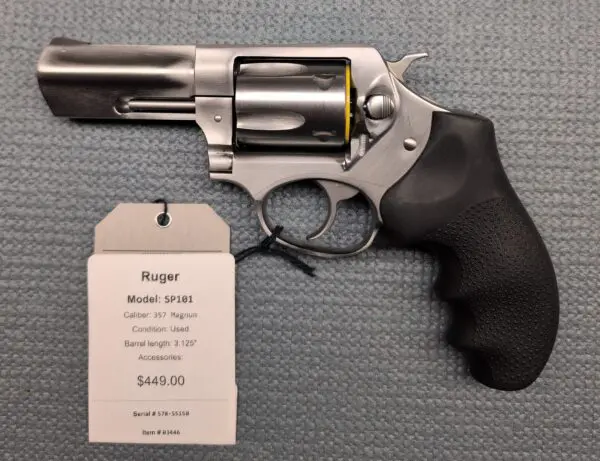 Ruger SP101 3.125 inch barrel 357 Magnum # 03446