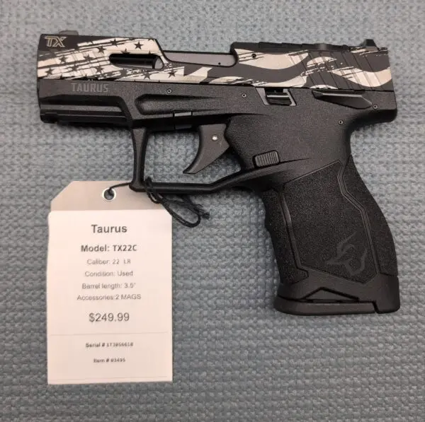 Taurus TX22C 3.5" 22LR Flag #03495