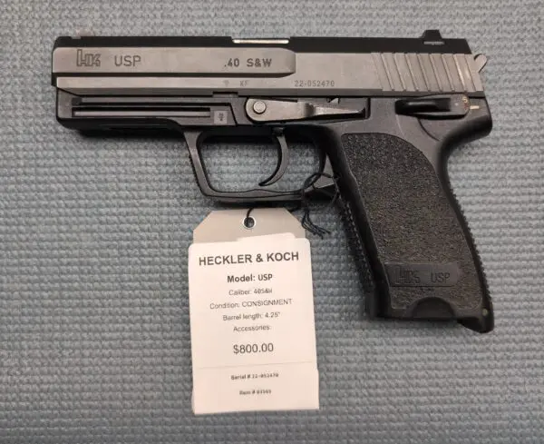 H & K MODEL USP 4.25" 40 S& W #03565