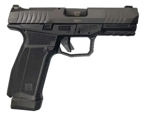 AREX DELTA X OR HGA 9MM  1X17RD MAG 1X17+2 MAG / SELIZED TRIGGER ASSMBLY/  5X OPTICS PLATES / BLK