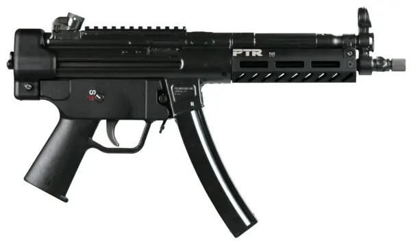 PTR 601 9CT  Pistol 9mm Luger 8.86" 30+1 Black Threaded 1/2 x 28 Top Rail