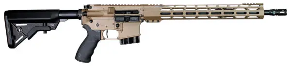 Alexander Arms RTA65DE Tactical  6.5 Grendel 10+1 16" Black Threaded Barrel, Flat Dark Earth Cerakote Picatinny Rail Aluminum Receiver, M-LOK Handguard, Black Synthetic B5 Bravo Stock, Black A2 Grip
