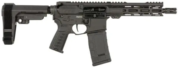 CMMG 30AF20AAB Banshee MK4 300 Blackout 30+1 8" Black Nitride Medium Taper Threaded Barrel, EML 7" M-LOK Handguards, Black Armor Cerakote Aluminum Picatinny Rail Receiver, CMMG Zeroed Grips