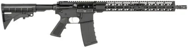 Anderson B2K869A034 Dark Horse  5.56x45mm NATO 30+1 16" Black Nitride Steel Barrel, Matte Black Picatinny Rail Aluminum Receiver, M-LOK Handguard, 6 Position Black Synthetic Stock, A2 Style Grip
