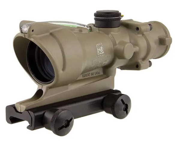 Trijicon TA31C100380 ACOG  4x32mm Crosshair Reticle FDE