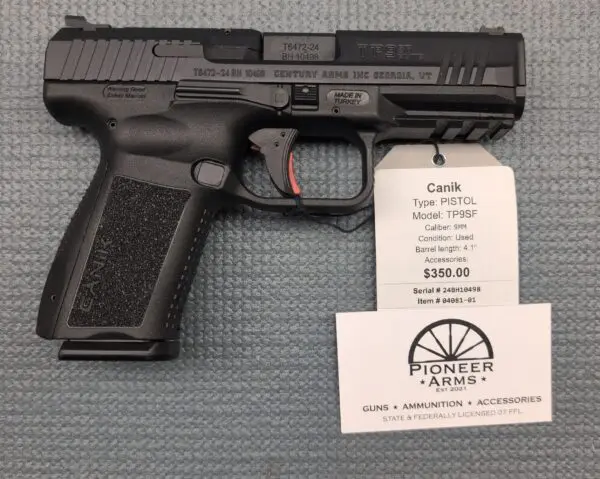 CANIK TP9SF ELITE 4.1" 9MM BLACK #04081