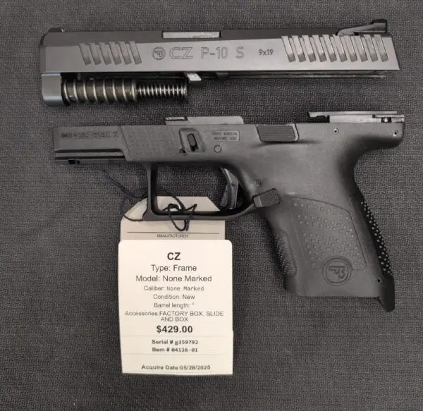 CZ USA "P-10 S Frame" Kit #10794