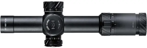 Meprolight USA 901245701 MVO  Matte Black Anodized 1-8x28mm 34mm Tube, Illuminated M1 MRAD Etched Green/Red Reticle
