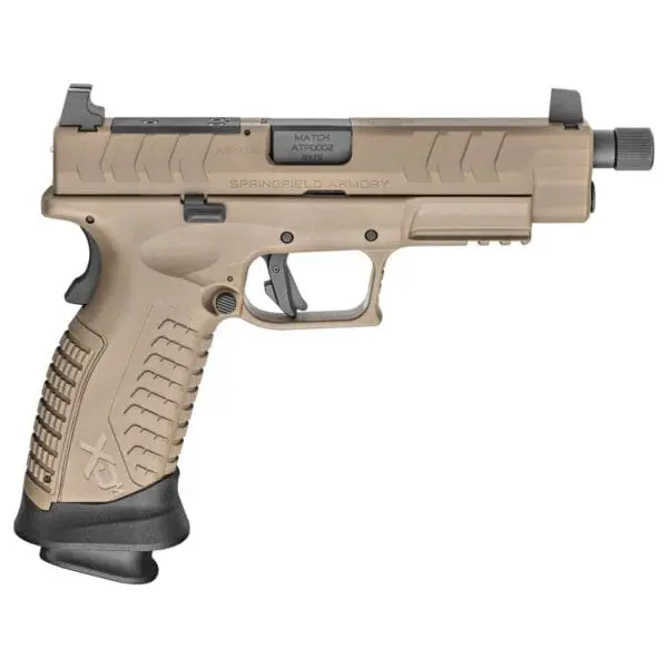SPRINGFIELD XDM THREADED  ELITE  OSP PISTOL HGA 9MM 5.2 IN BBL FDE 2/14 MAGS