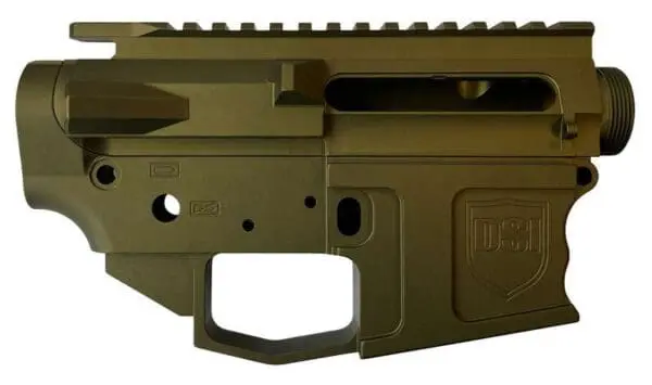 DSI DS-15 STRIPPED BILLET UPPER AND LOWER RECEIVER SET ODG