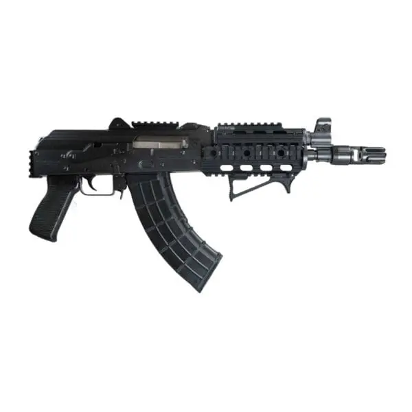 ZASTAVA ARMS ZPAP92 HGA 7.62X39MM 10IN BBL BLK POLY GRP QUAD/TOP/REAR RAIL  BULGED TRUN/1.5MM RE