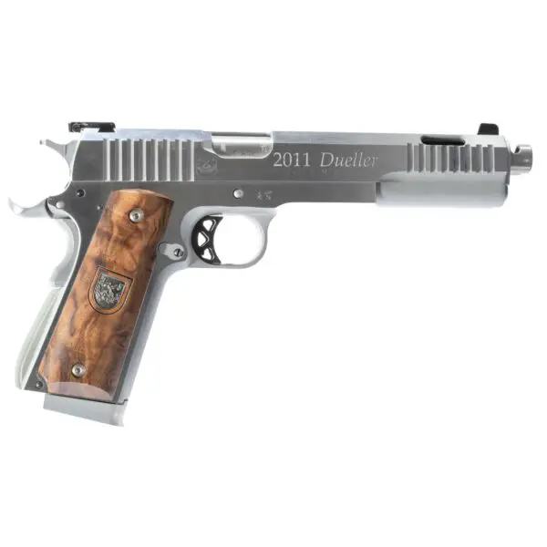 AMERICAN PREC FIREARMS AF 1911 DOUBLE BBL HGA 45 AUTO 5 IN BBL STAINLESS 2/7RD MAGS