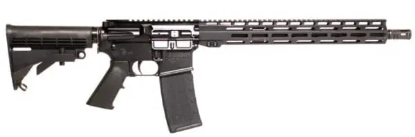 ATI AR15 MILSPORT RIFLE 5.56X45MM WITH 16IN BARREL  15IN MLOK RAIL  M4 REAR STOCK 30RD MAG BLACK