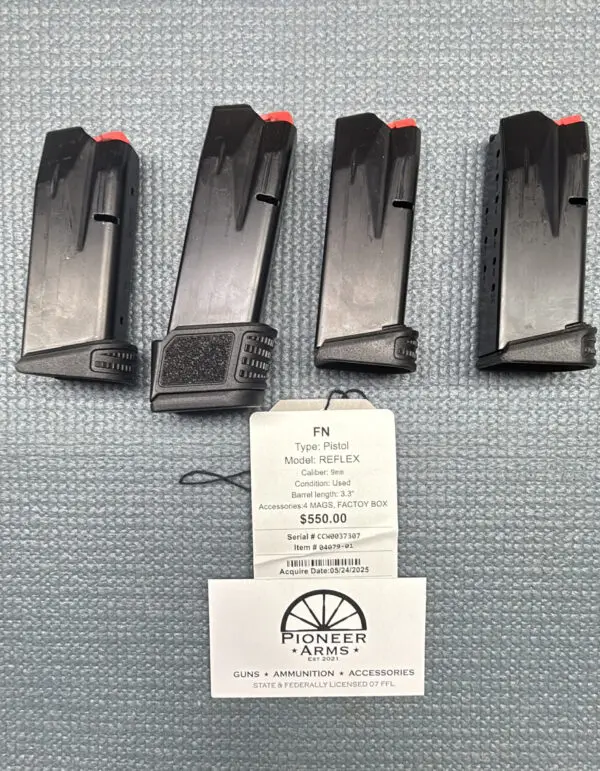 FN REFLEX 3.3 9MM BLACK #04079-01 - Image 2