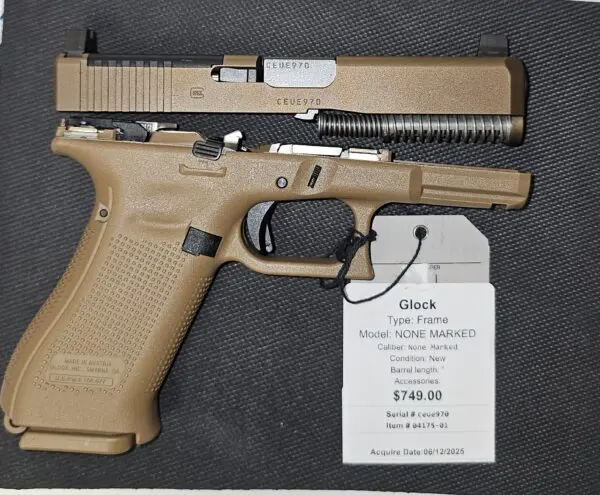 Glock "19X MOS Gen 5 Frame Kit" FDE AMGLO #10838
