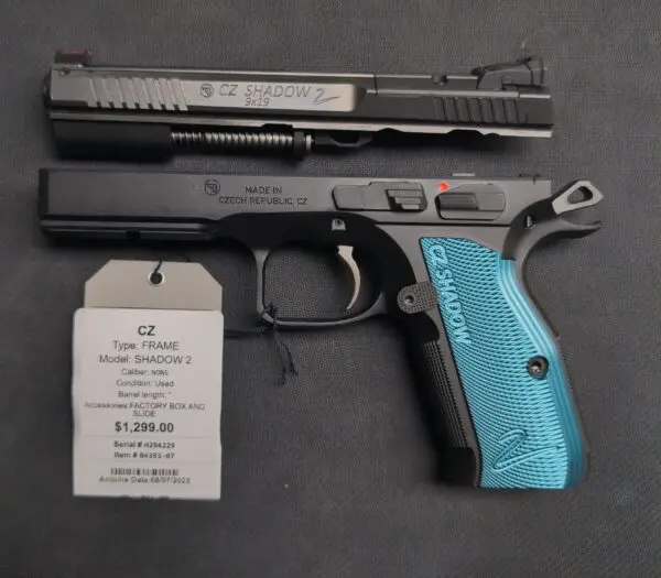 USED CZ SHADOW 2 FRAME AND SLIDE #04393-07