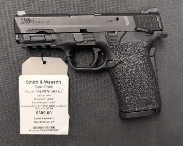 Smith and Wesson M&P9 Shield EZ 3.6" 9mm #04399-07