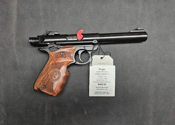 RUGER MARK IV TARGET 22LR 5.5" #0467307