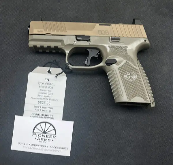 FN 509 4" 9MM, FDE #04576-07