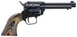 Heritage Mfg RR22CH4 Rough Rider  22 LR 6 Shot, 4.75" Black Oxide Steel Barrel, Simulated Case Hardened Zinc Alloy Frame, Black Oxide Cylinder, Camo Laminate Grip, Manual Safety, Exposed Hammer