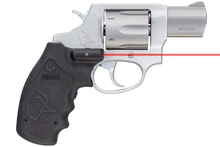 Taurus 2-856029ULVL 856 Ultra-Lite 38 Special +P Caliber with 2" Barrel, 6rd Capacity Cylinder, Overall Matte Finish Stainless Steel Frame & Finger Grooved Black Rubber Grip Includes Viridian Laser