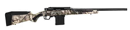 Savage Arms 57660 Impulse Predator 6.5 Creedmoor 10+1 Matte Black 20" Threaded Barrel/Rec, Mossy Oak Terra Gila Fixed AccuStock with AccuFit, Includes Detachable Box Mag