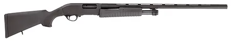 Escort HEFH20280501 Field Hunter Full Size 20 Gauge Pump 3" 4+1 28" Black Chrome Vent Rib Barrel, Black Anodized Grooved Aluminum Receiver, Fixed Black Synthetic Stock, Right Hand