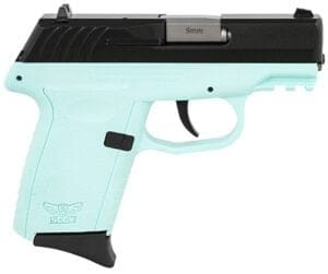 SCCY CPX-2 Gen3 9mm pistol in blue and black with 3.1 inch barrel