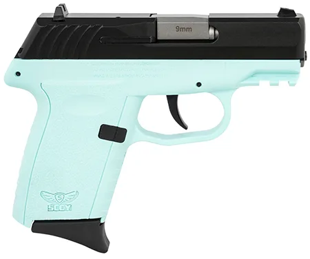 SCCY CPX-2 Gen3 9mm pistol in blue and black with 3.1 inch barrel