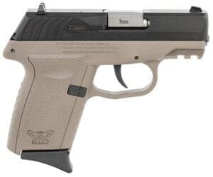 SCCY CPX-2 GEN3 9mm pistol dark earth/black 3.1 inch barrel