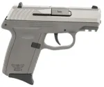SCCY CPX-2 Gen3 9mm pistol in Sniper Gray with stainless steel slide