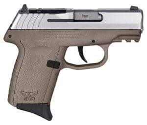 SCCY CPX-2 Gen3 9mm compact pistol FDE frame stainless slide red-dot ready