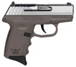 SCCY CPX-3 HGA 380 Auto 2.96in barrel Dark Earth/SS red dot ready