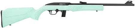 Rossi RS22L1811TL RS22 Full Size 22 LR 10+1 18" Matte Black Steel Barrel, Matte Black Grooved Aluminum Receiver, Teal Synthetic Fixed Stock