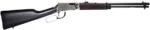 Rossi RL22181WDNI Rio Bravo  22 LR 15+1 18" Polished Black Barrel, Nickel Rec, Black Hardwood Furniture