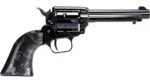 Heritage Mfg RR22B4BP Rough Rider  22 LR 6 Shot, 4.75" Black Oxide Steel Barrel, Black Oxide Zinc Alloy Frame, Black Oxide Cylinder, Black Pearl Grip, Manual Safety, Exposed Hammer
