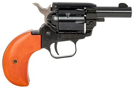 Heritage Mfg BK22B2BH Barkeep 22 LR 6 Shot, 2.68" Black Oxide Steel Barrel, Black Oxide Zinc Alloy Frame, Black Oxide Cylinder, Cocobolo Bird Head Grip, Manual Safety, Exposed Hammer