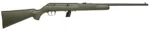 Savage Arms 40221 64 F 22 LR 10+1 21", Blued Barrel/Rec (Drilled & Tapped), Green Synthetic Stock, Open Sights