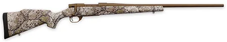 Weatherby VAP222RR4T Vanguard Badlands 22-250 Rem 5+1 24" Burnt Bronze Cerakote #2 Threaded Barrel, Drilled & Tapped Steel Receiver, Badlands Approach Camo Monte Carlo w/Raised Comb Synthetic Stock